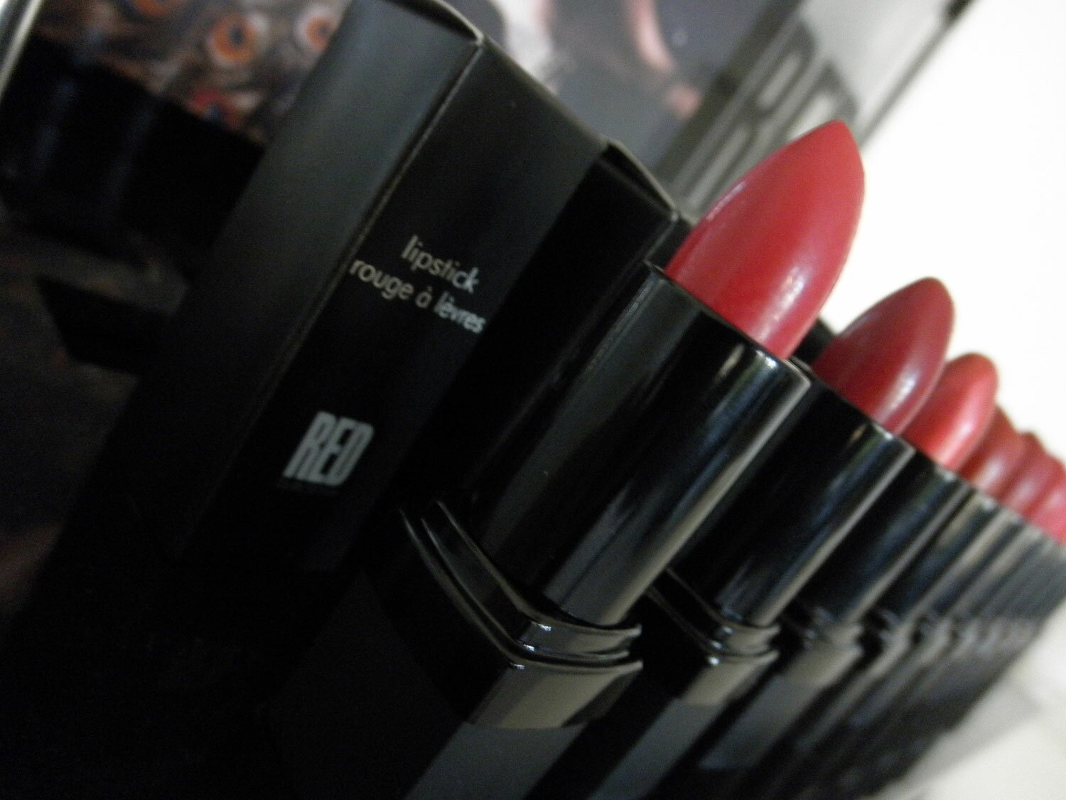 RED Burlesque lipsticks